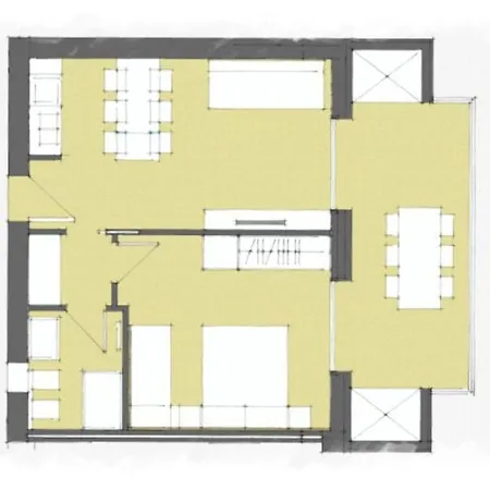 דירה Lovely One-bedroom Flat In A Modern ביביונה